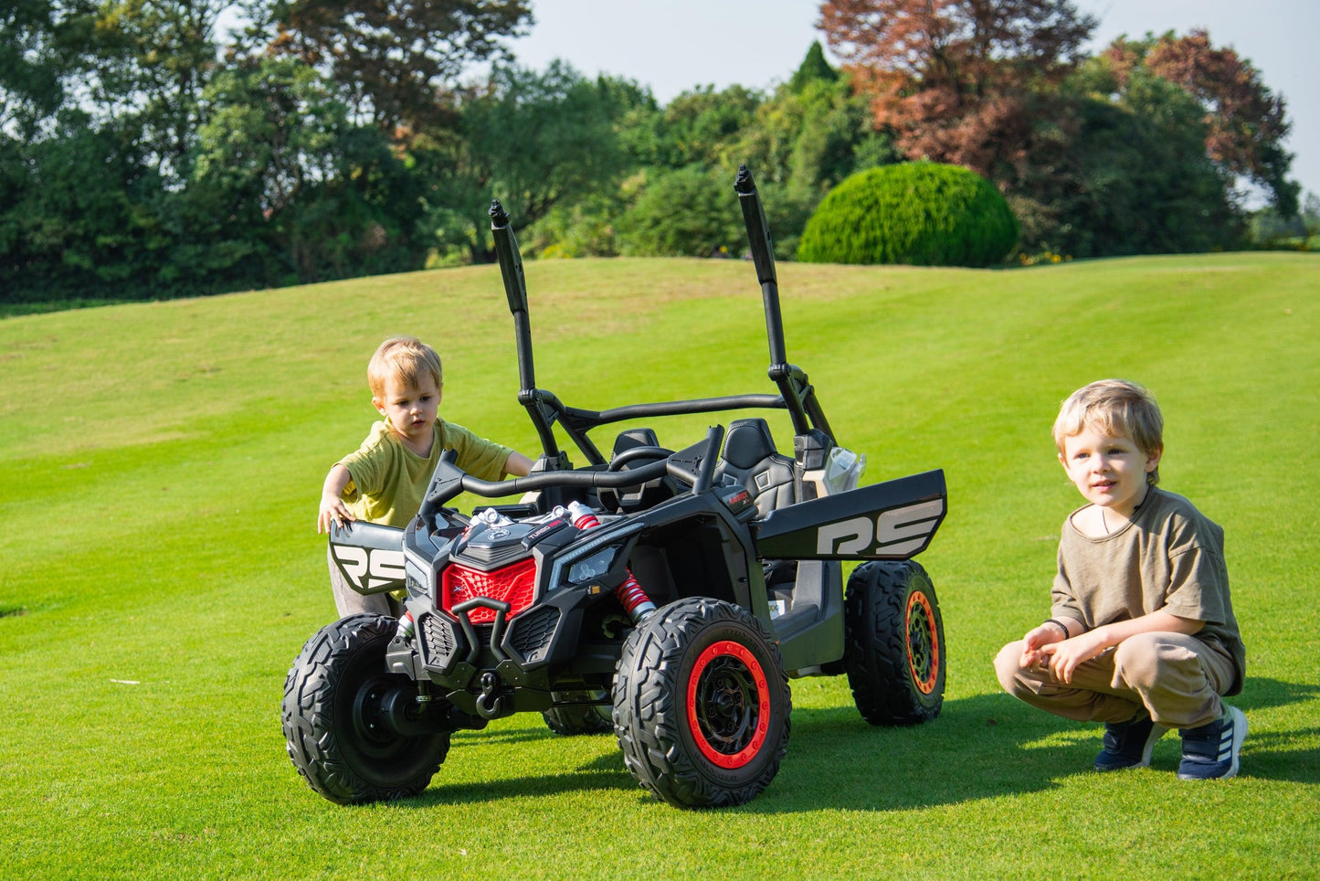 2x24V 4x4 Can Am Maverick 2 Seater Ride on UTV for Kids